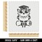 Graduation Owl with Cap and Diploma School College Wall Cookie DIY Craft Reusable Stencil